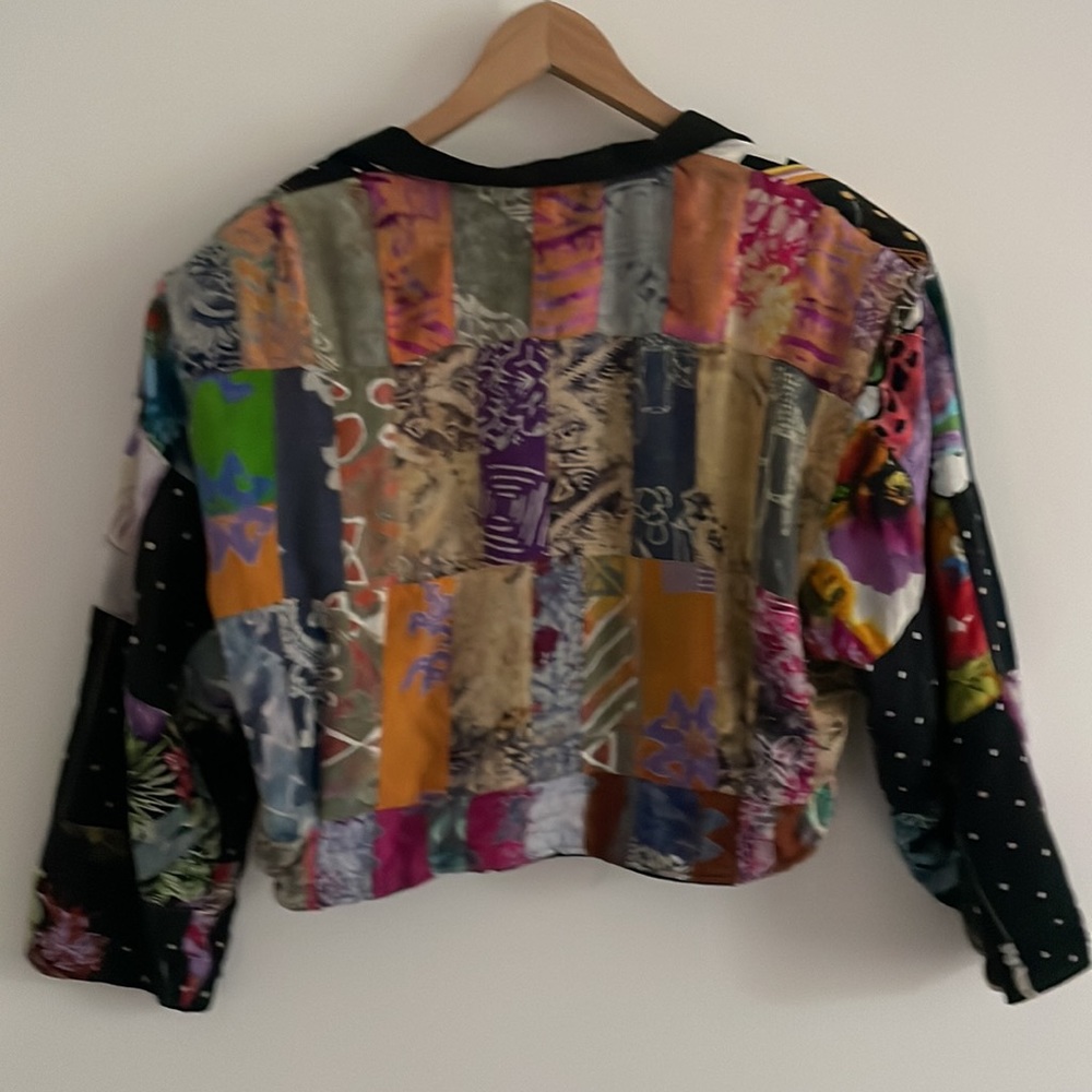 80s patchwork jacket - Picture 2 of 2
